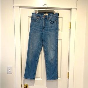 Madewell Stovepipe denim jeans